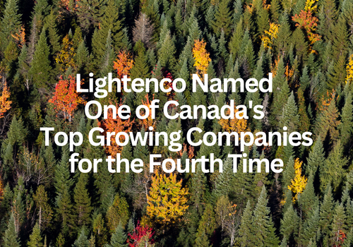 Lightenco Named One of Canada's Top Growing Companies for the Fourth Time